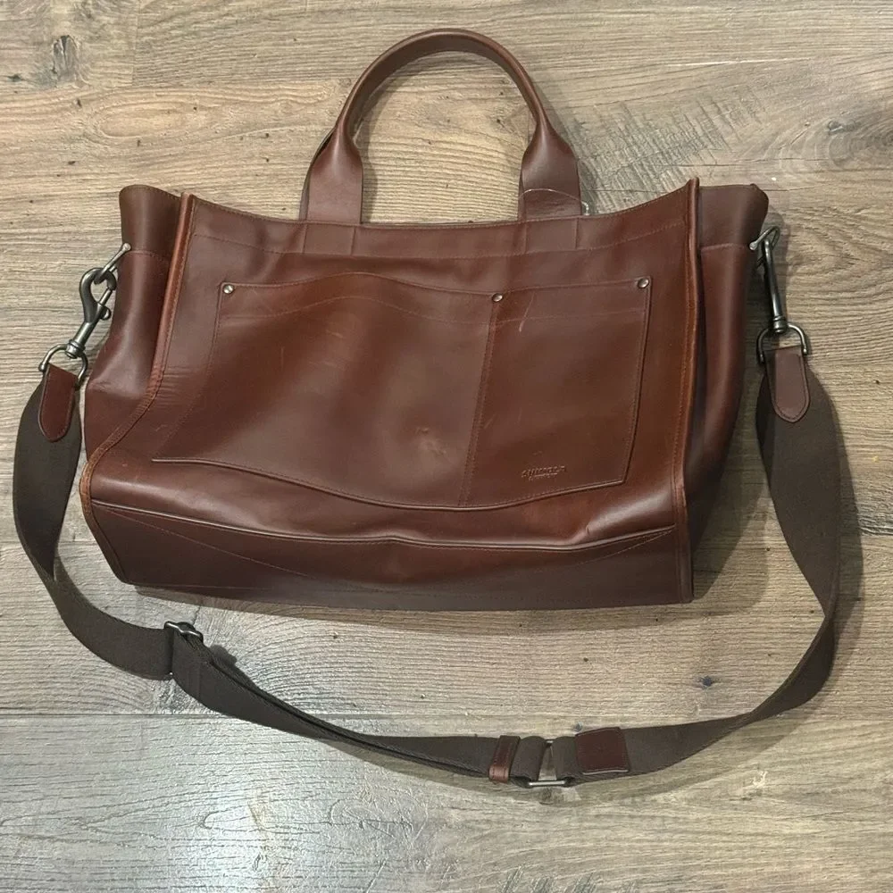 Shinola Bert Zip Brief Tote
